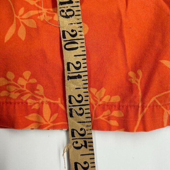 Nine & Company Midi Floral Cotton Stretch Side Zip Women's Skirt Size 14 - Picture 7 of 8